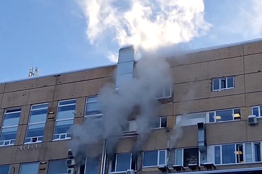 В Москве произошел пожар в здании "Известий" и РЕН ТВ