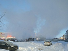В Ярославле из-под земли повалил густой пар