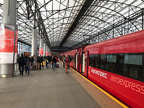 В терминалах «Аэроэкспресс» установлены бесконтактные санитайзеры