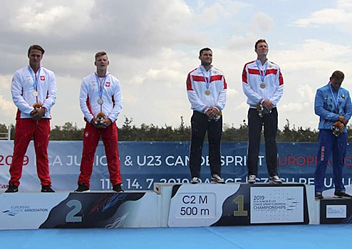 Армеец Артем Пронь – обладатель «золота» молодежного чемпионата Европы в соревновании каноэ-двоек