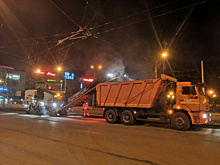 В Самаре на проспекте Кирова начали ремонтировать дорогу