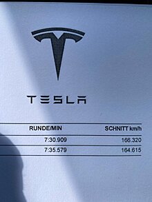 Tesla Model S Plaid устанавливает рекорд круга на Нюрбургринге среди электрокаров