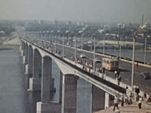 Опубликовано уникальное видео открытия Мызинского моста
