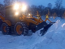 В Рязани продолжат убирать снег в новогодние выходные