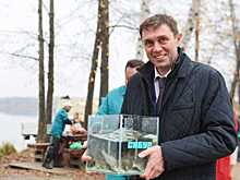 В Воронежское водохранилище выпустили 100 тысяч мальков толстолобика и сазана в рамках экологической акции