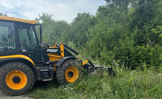 В Курске рядом с пляжем «Гуторовский» убрали незаконную свалку