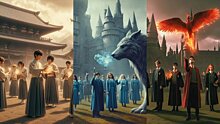 Нейросеть показала школы магии из «Гарри Поттера» в СССР, Японии и других странах мира