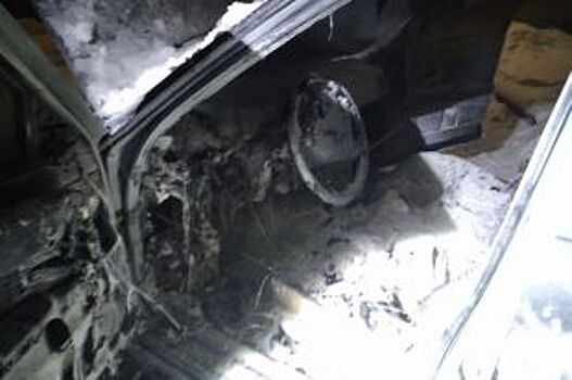 В Кунгуре сгорел автомобиль
