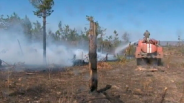 Военные и техника переброшены для тушения пожаров в Забайкалье