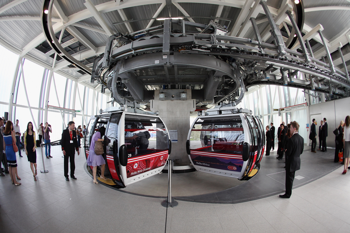 Канатная дорога Emirates Air Line, Лондон, Великобритания, Европа