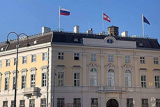 Над ведомством канцлера Австрии подняли флаг России
