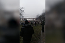 Вертолет упал возле детского сада в Броварах под Киевом
