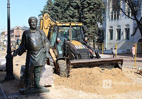 Скульптуры с Большой Покровской уберут на время работ по благоустройству