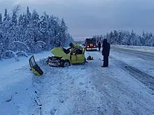 Четыре человека погибли в ДТП с лесовозом в Карелии