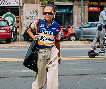 От Каролин Даур до Баи Горбуновой: лучшие образы стритстайла на Неделе моды в Милане