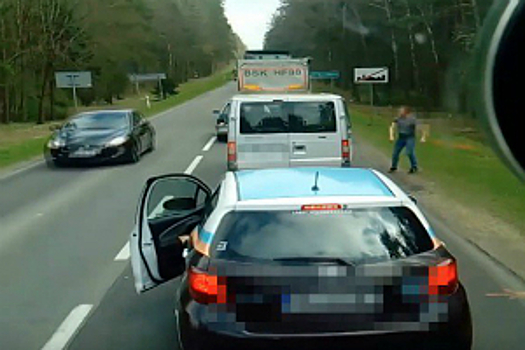 Белорусские туристы выбросили мусор в окно машины и моментально получили урок от поляков