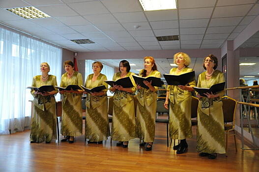 Концерт организовали в центре соцобслуживания Пресненского района