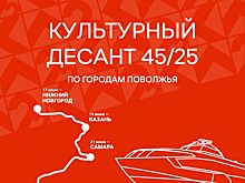 Более 6000 человек охватил проект «Культурный десант 45/25» в городах Поволжья