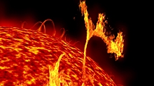 Ученые зафиксировали редчайший «четверной» мегавзрыв на Солнце