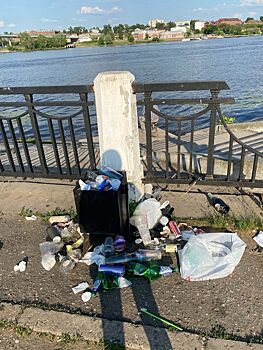 Ужас: одно из самых красивых мест Костромы тонет в мусоре