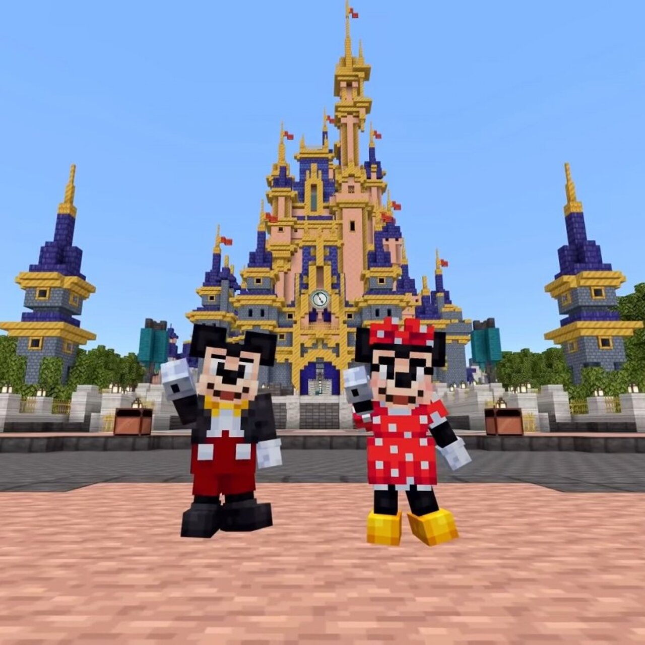 В Minecraft появились герои мультфильмов Disney и целый парк аттракционов -  Рамблер/новости