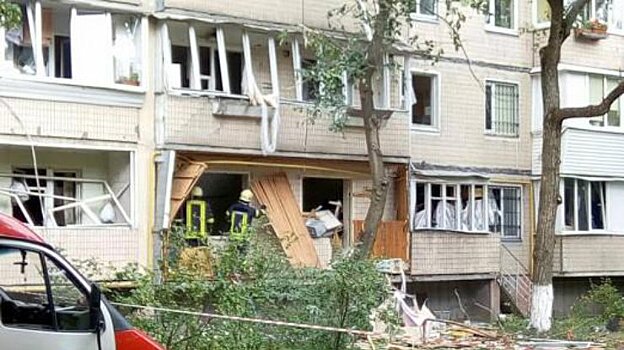 В киевской многоэтажке прогремел взрыв