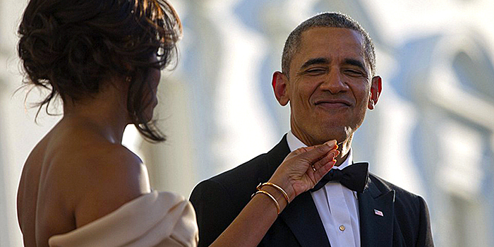 Сладкие супружеские моменты Барака и Мишель Обамы