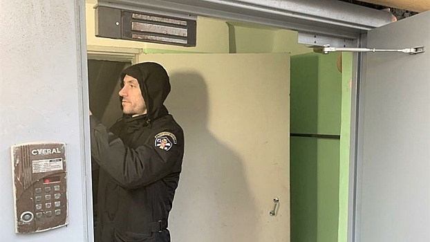 В двух пятиэтажках Пушкина заменили дверь и восстановили стену