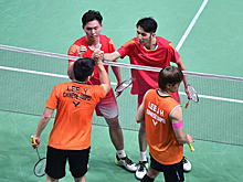 Хань Чэнкай и Чжоу Хаодун вышли в финал мужского парного разряда на Открытом чемпионате Франции по бадминтону