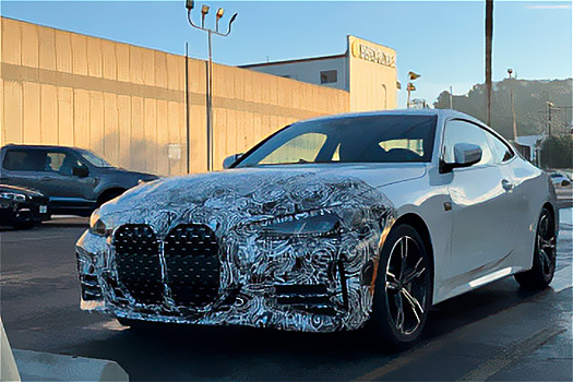 Новый BMW 4 Series Coupe 2025 замечен в Лос-Анджелесе