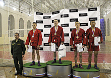 В Санкт-Петербурге завершился турнир самбистов военных вузов