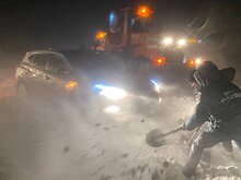 В Кузнецком районе из снежного плена вызволили матерей с детьми
