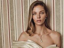 Модель Алеся Кафельникова снялась для глянца в платье