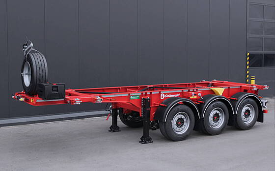 Компания Grunwald представила новый 20-футовый полуприцеп-контейнеровоз