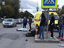 В центре Тюмени погиб байкер