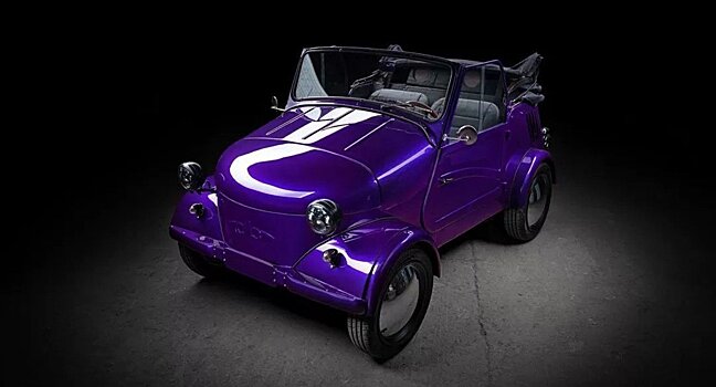 Советская мотоколяска СМЗ С-3АМ получила мотор от Smart и стала похожа на VW Beetle