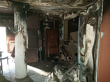 Как выглядит поврежденная часть гостиницы «Северная» спустя почти 2 месяца после пожара