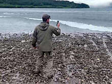 Землетрясение на Камчатке спровоцировало цунами на пресном Курильском озере