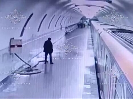 Полиция задержала москвича, помывшего из шланга поезд метро