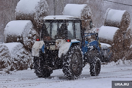 Жители поселка в Копейске наняли трактор, чтобы съездить за продуктами