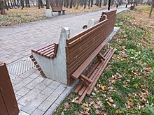 Парк Станкозавода в Ленинском районе страдает от вандалов