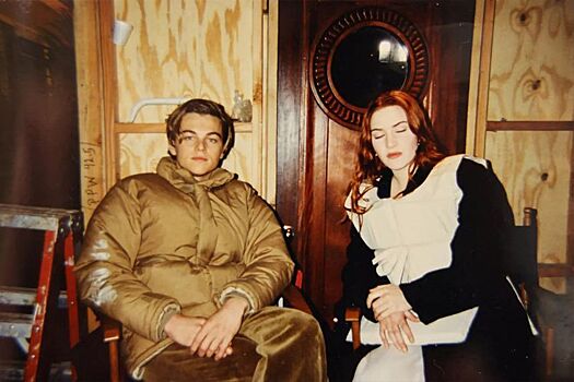 Леонардо Ди Каприо и Кейт Уинслет — на уникальных фото со съемок «Титаника»