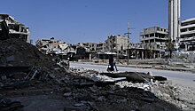Появилось видео последствий удара по Сирии