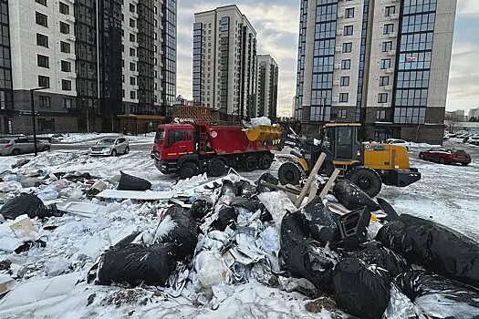 В Центральном районе Красноярска убирают несанкционированные свалки