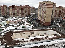 В Оренбурге горожане борются с застройщиками за придомовую  территорию