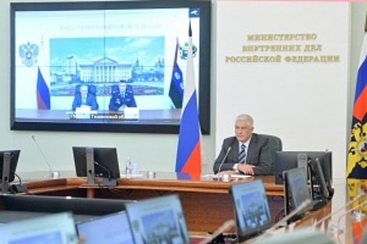 Владимир Колокольцев представил нового руководителя УМВД России по Тюменской области