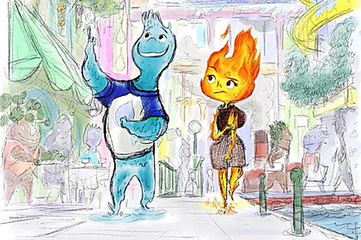 Pixar анонсировала новый мультфильм о существах разных стихий