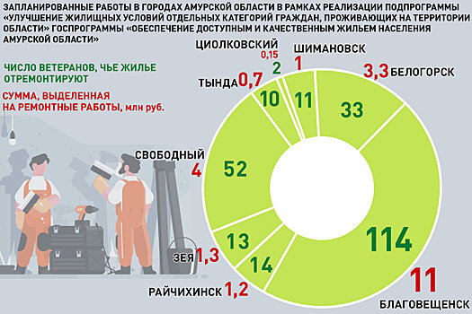 В Приамурье обновят квартиры ветеранам войны