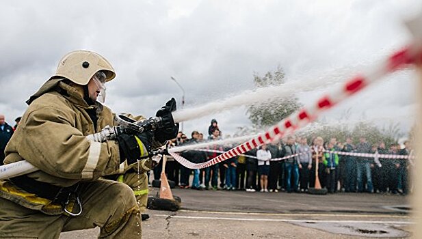 Пожар на складе боеприпасов под Курском потушен