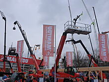 Manitou представила первую в мире электрическую внедорожную коленчатую подъёмную платформу